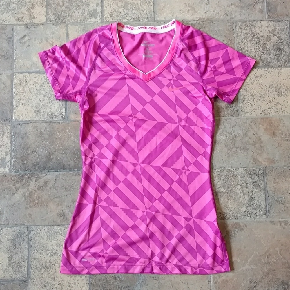 Nike Pro Dri-Fit fitted athletic running top